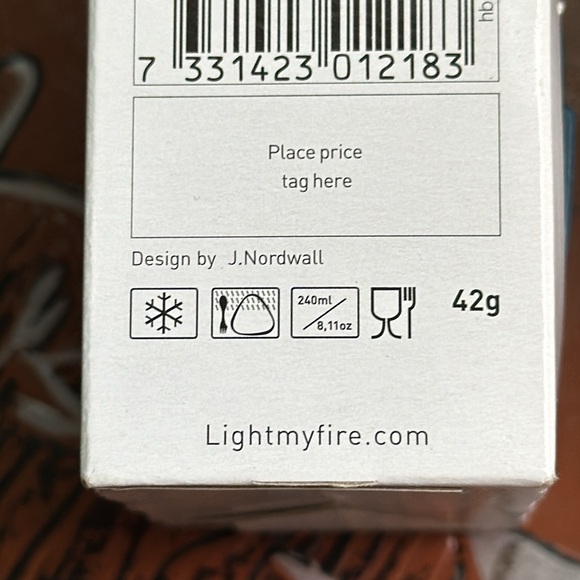 Light My Fire *NIB* 240ML Bioplastic Pack-Up Collapsible Cup, Blue - Picture 4 of 10